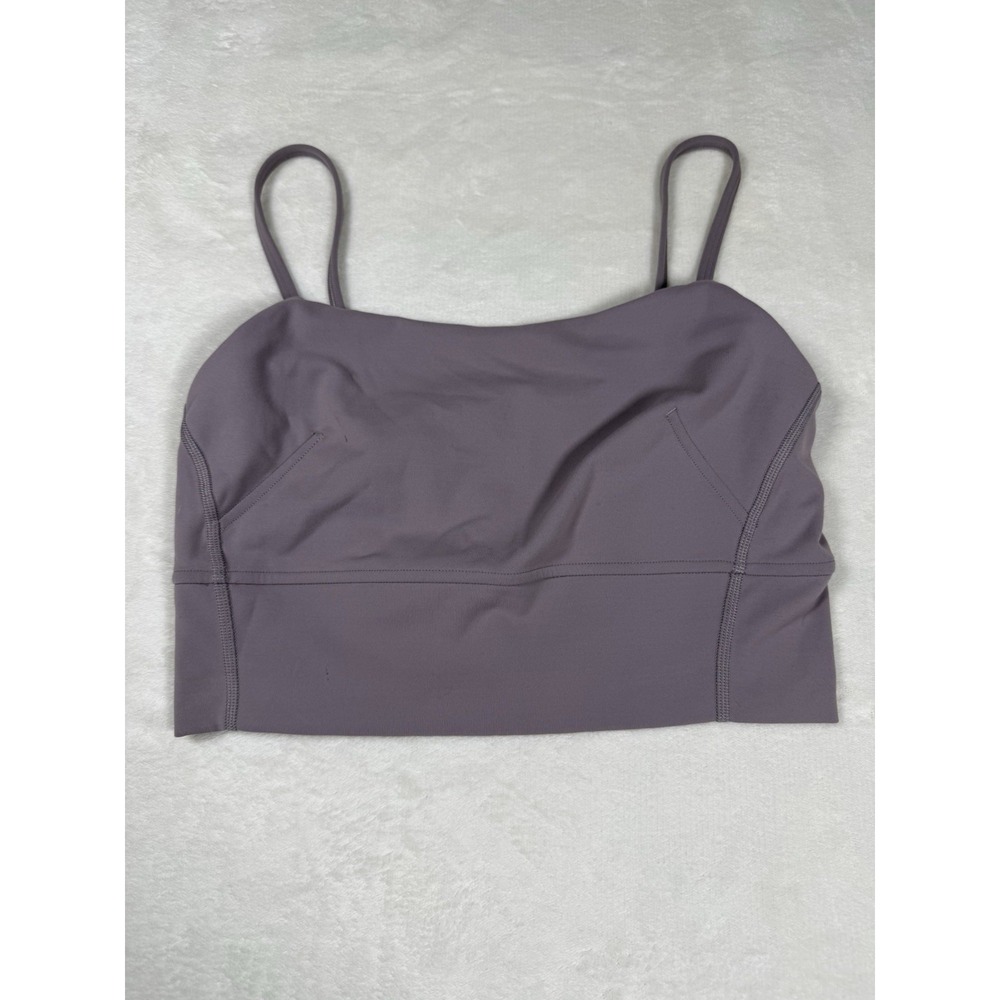 Lululemon Align Tank Top Womens Size‎ 6 Mauve Purple Built In Bra Yoga Crop